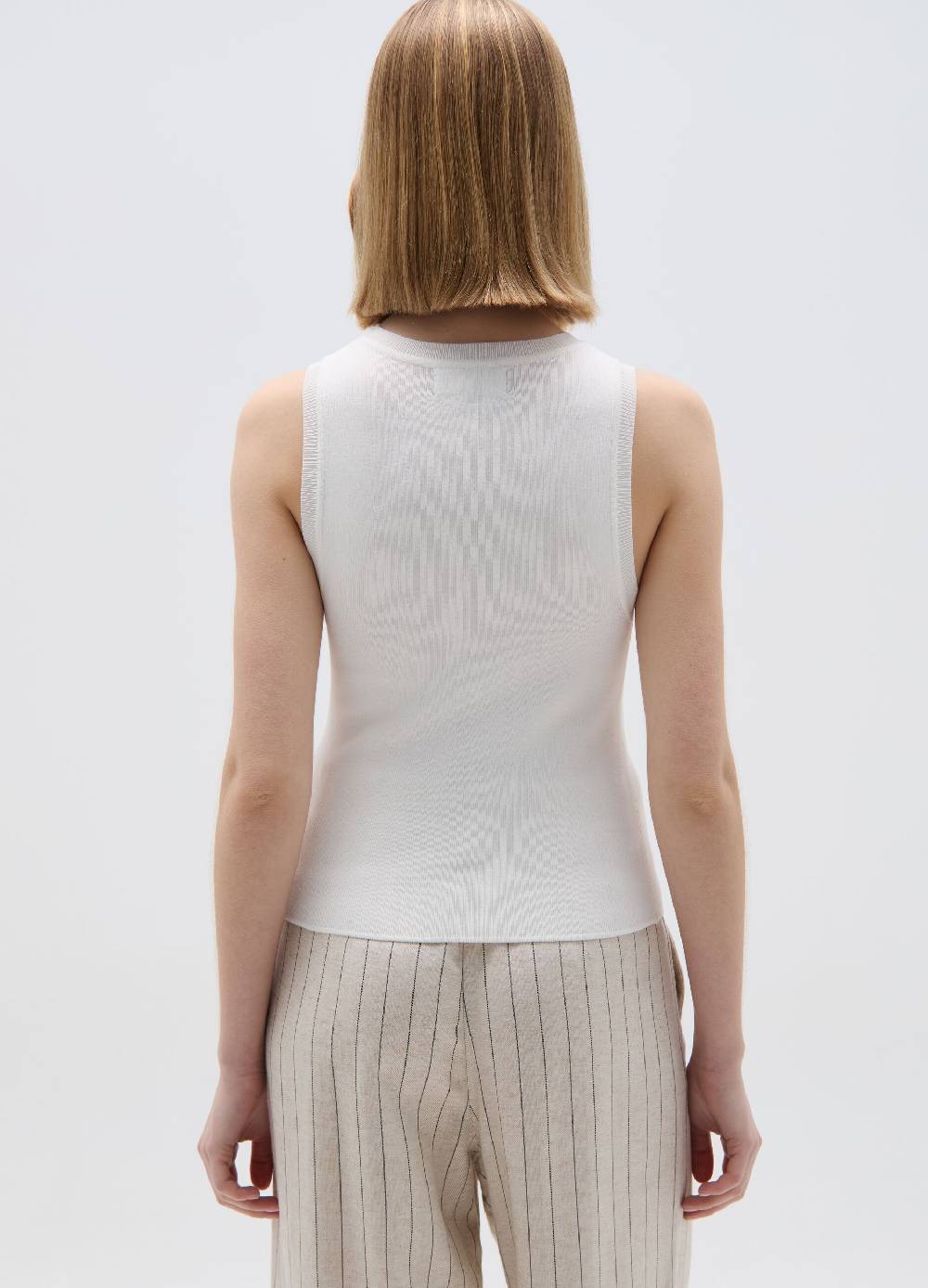Ovs Tank top in crêpe tinta unita Vendita Calda
