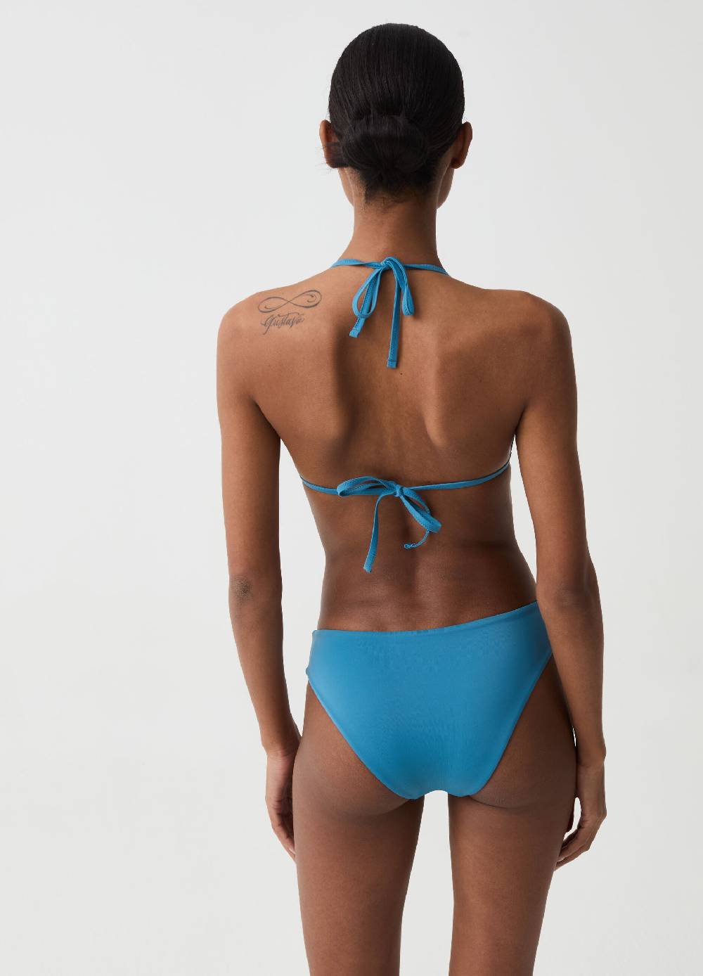 Ovs Top bikini a triangolo con micro paillettes In Saldo