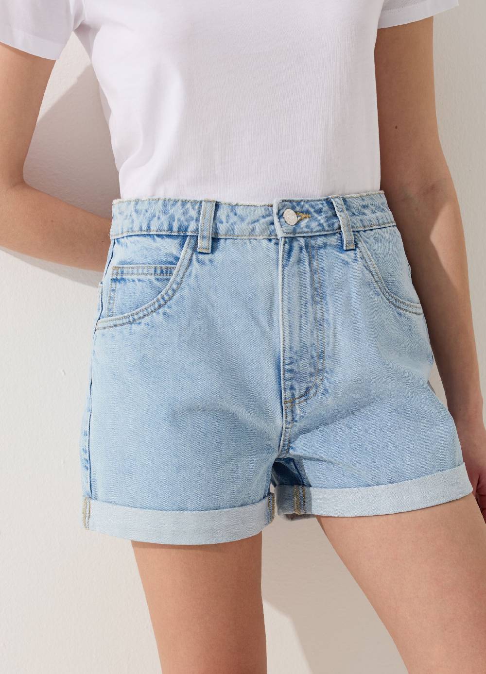 Ovs Shorts mom fit in denim Qualità Garantita