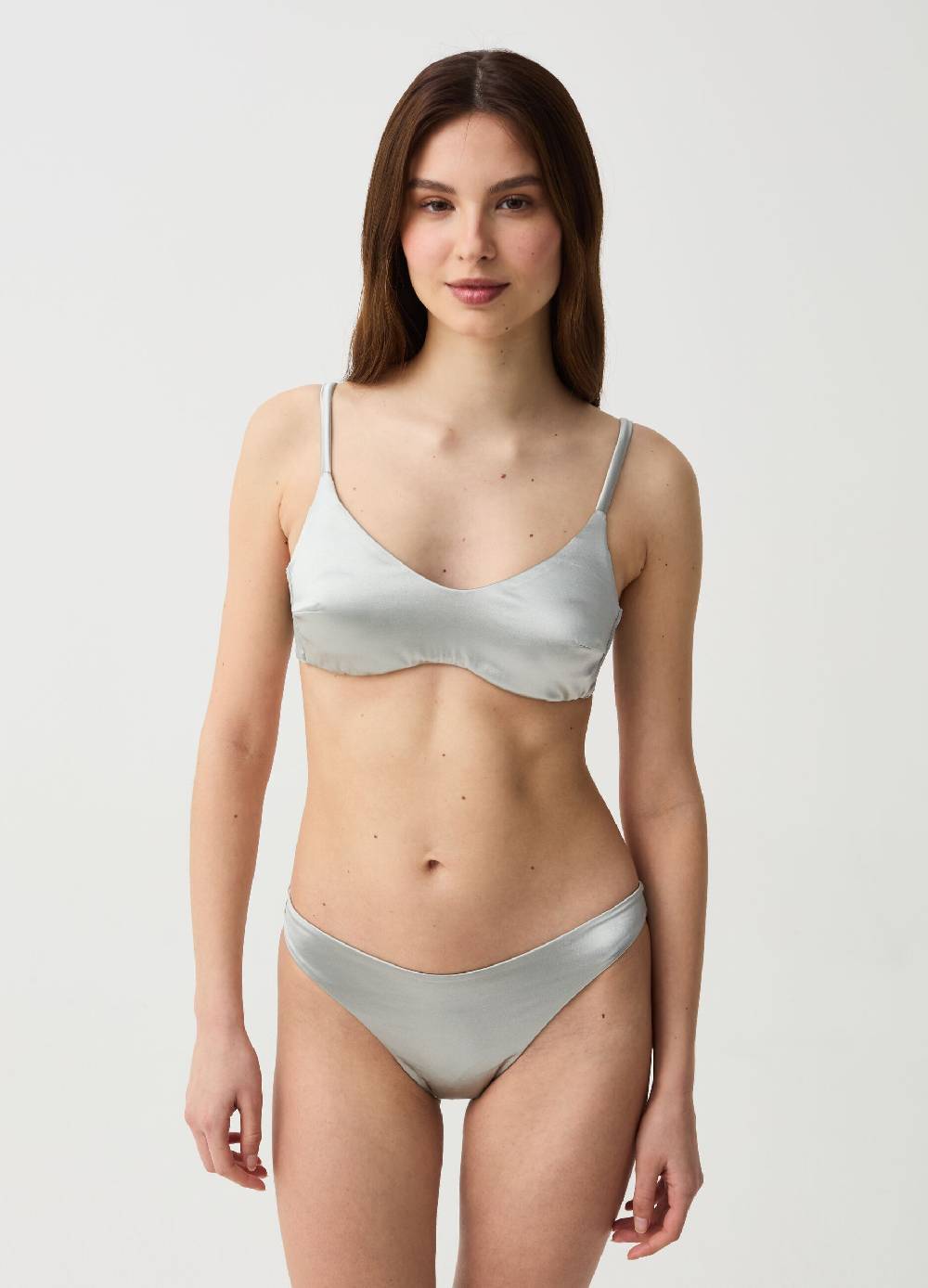 Ovs Top bikini bralette effetto metallizzato Pezzi Unici