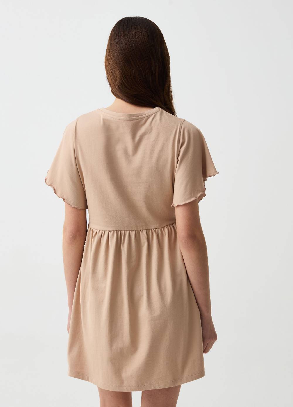 Ovs Vestito Essential corto con maniche a farfalla Online