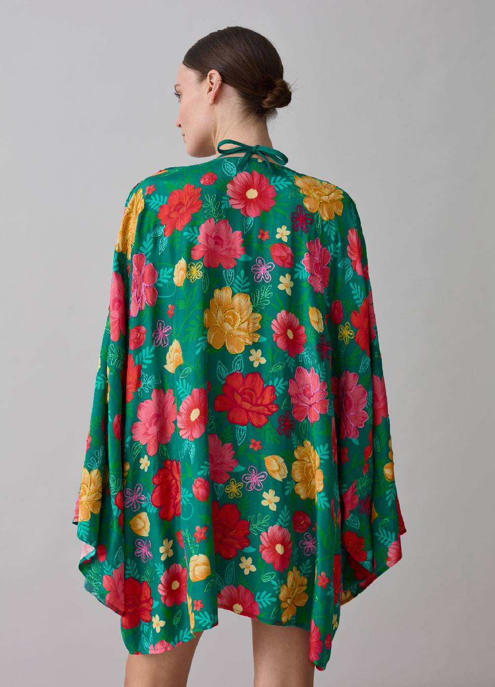 Ovs Kimono aperto copri costume floreale Vendita Calda