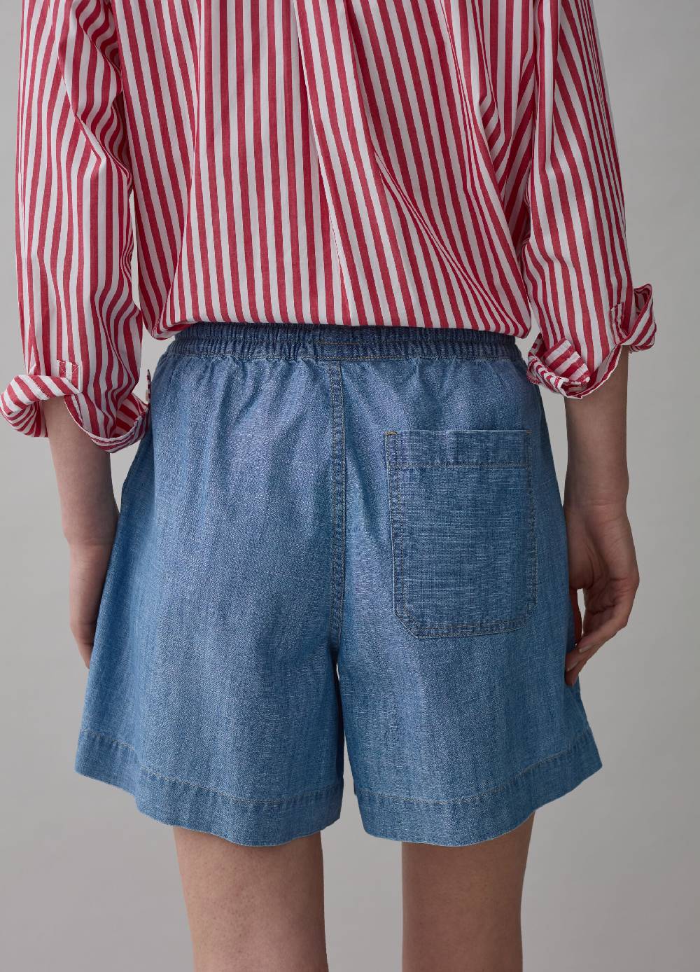 Ovs Shorts in denim fluido con tasche Saldi Di Fabbrica