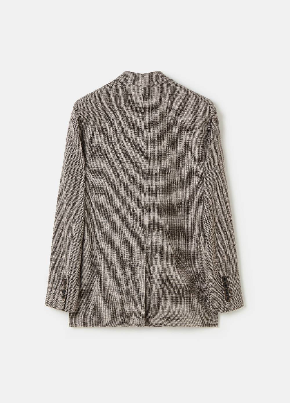 Ovs Blazer in tessuto misto lino e viscosa PIOMBO Nuova