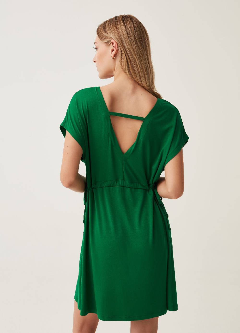 Ovs Abito corto con scollo a V maniche a kimono Italy