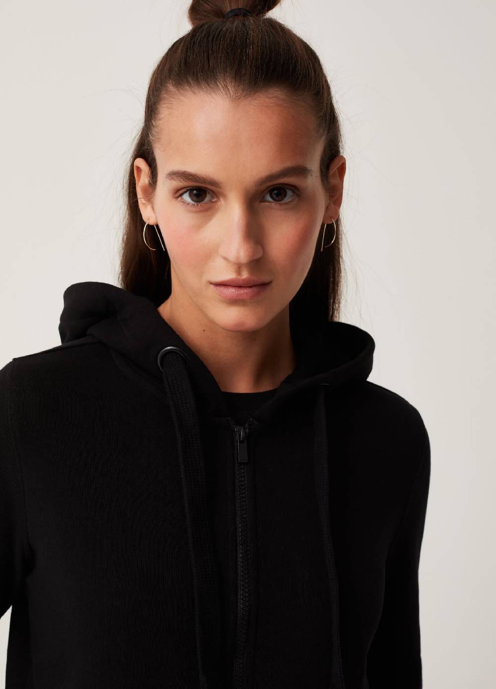 Ovs Full-zip Fitness in felpa con cappuccio Qualità