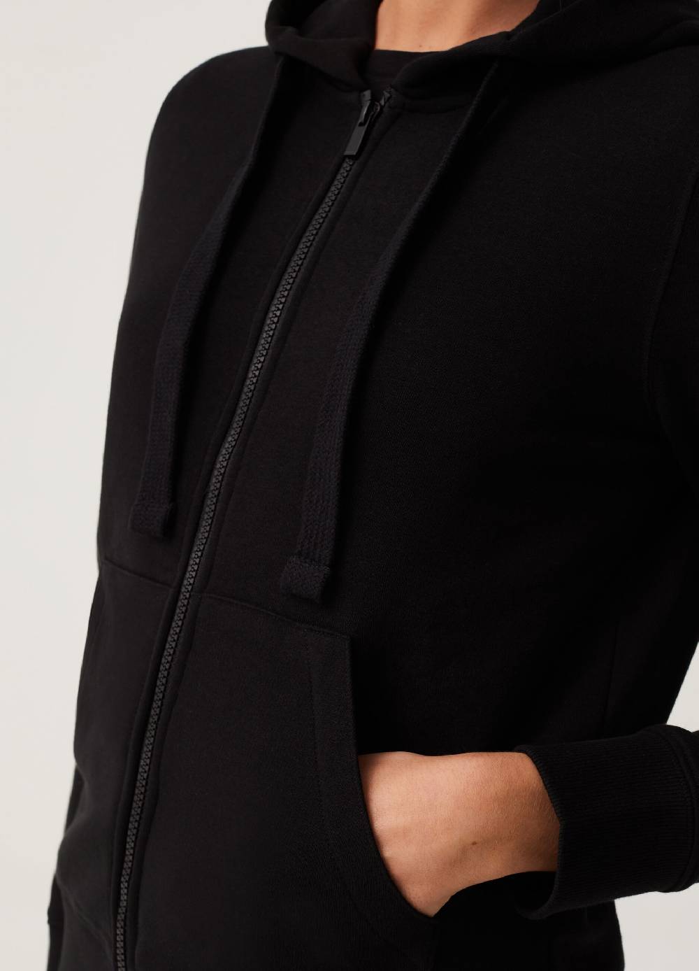 Ovs Full-zip Fitness in felpa con cappuccio Qualità