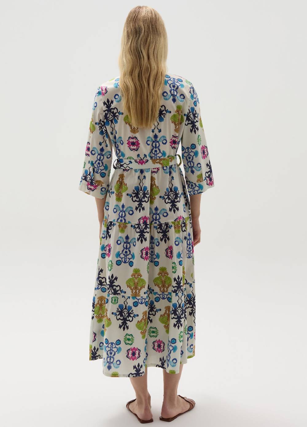 Ovs Vestito lungo chemisier stampa boho Soddisfazione Garantita