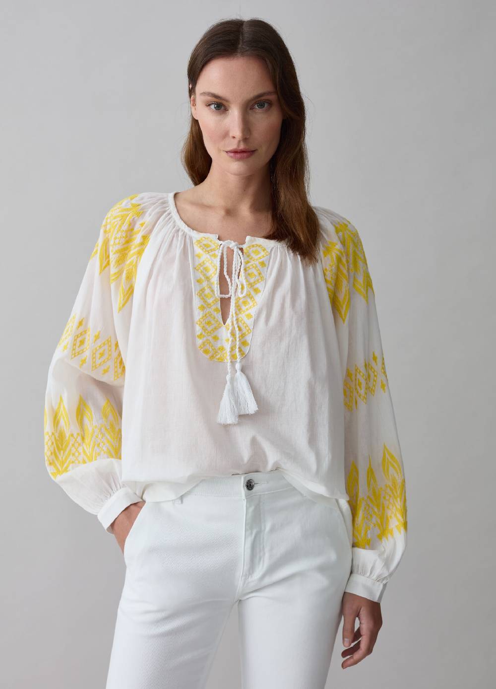 Ovs Blusa over con ricami etnici e nappine Acquista Ora