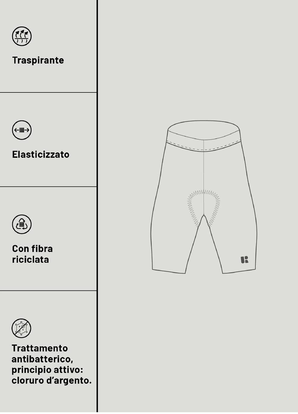 Ovs Leggings ciclista con pad Urban Riders Shopping Online