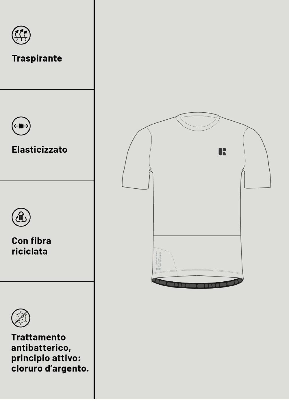 Ovs T-shirt ciclista bicolore Urban Riders Offerta