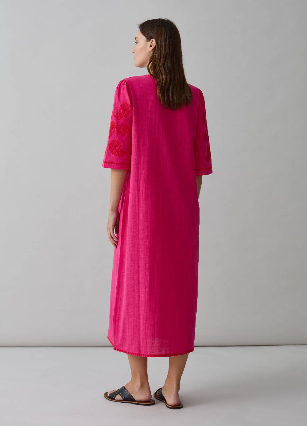 Ovs Caftano lungo copri costume ricami paisley Online