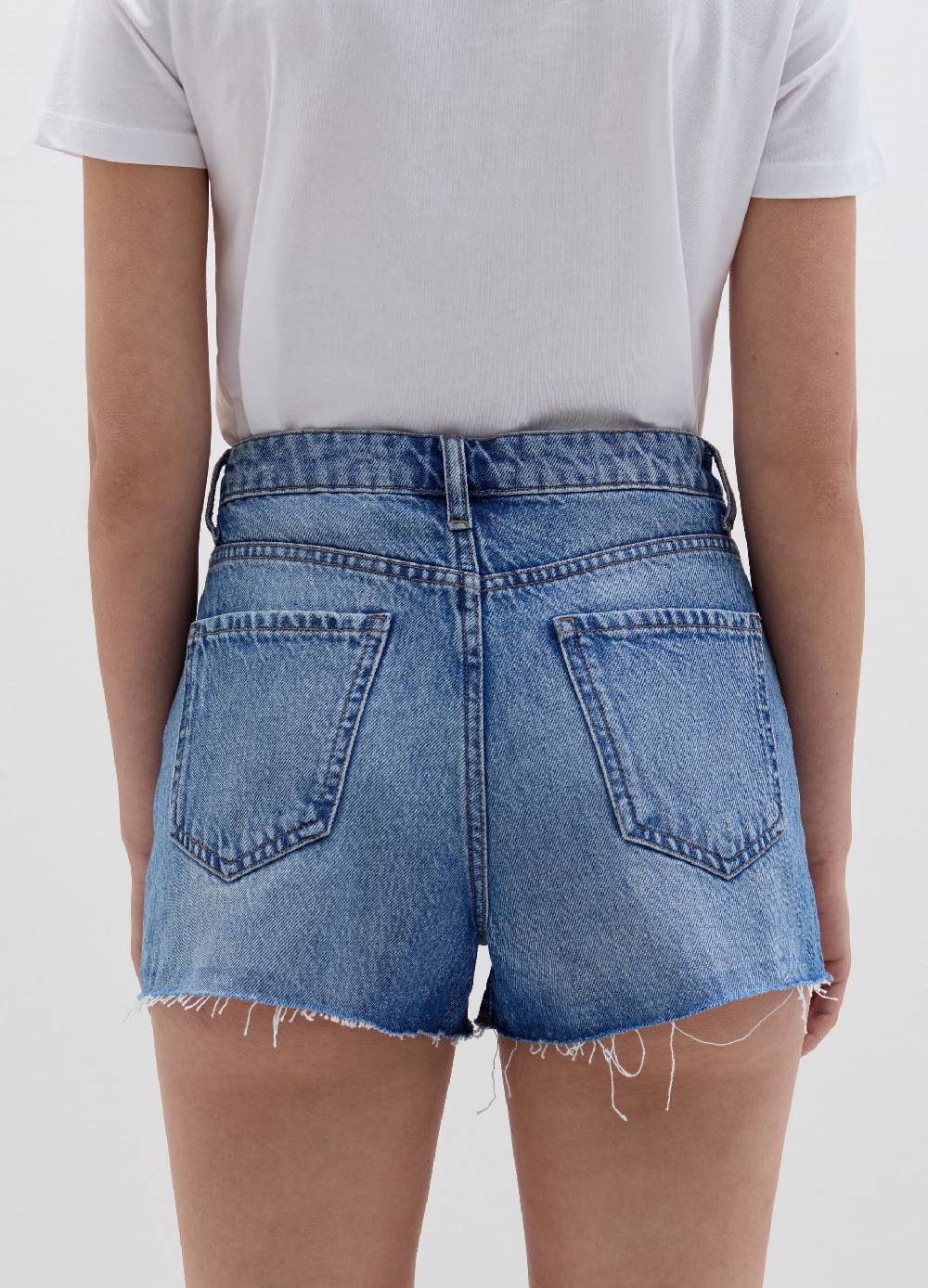 Ovs Shorts in denim con strappi e abrasioni Negozio
