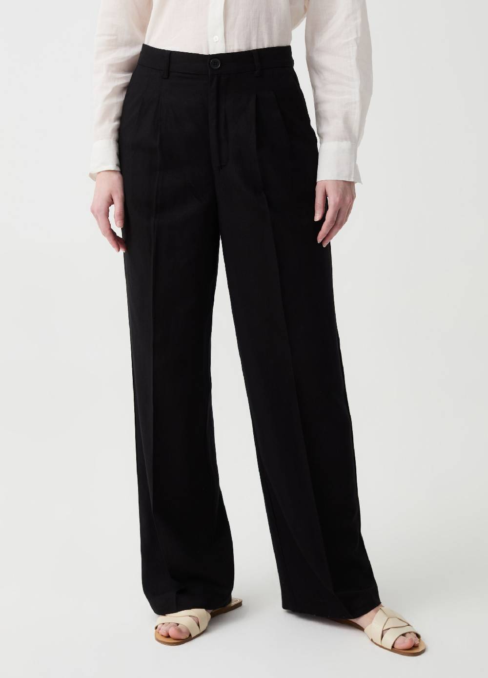 Ovs Pantalone wide leg con pinces Convenienza