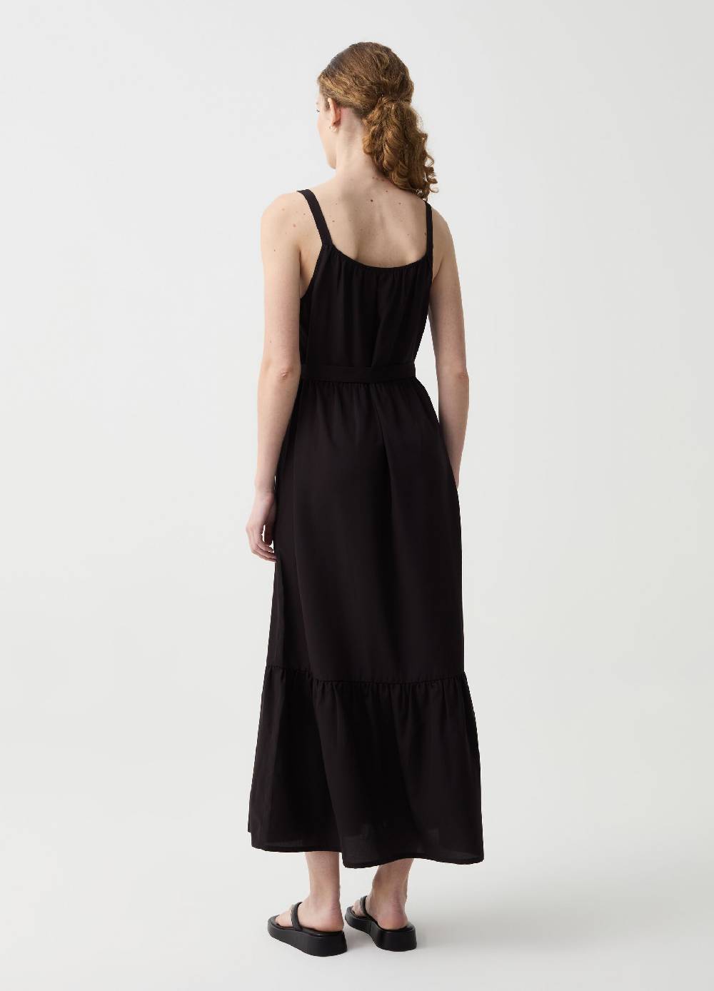 Ovs Vestito lungo con balza Outlet