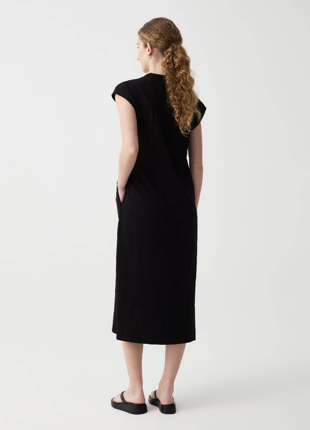 Ovs Vestito Essential lungo con apertura a V Pezzi Unici