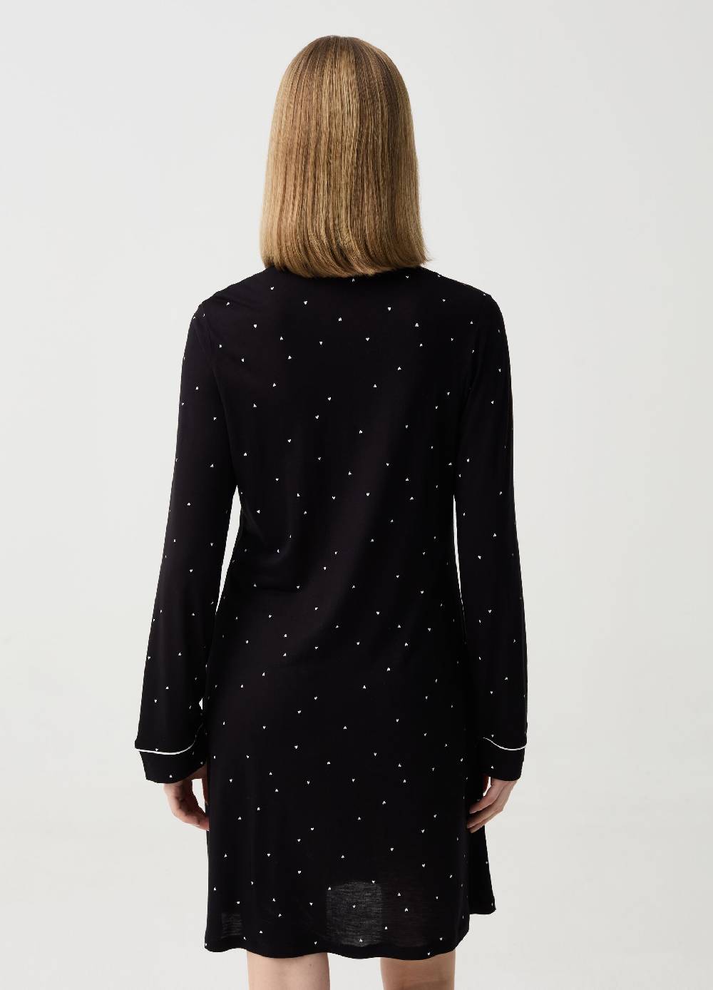 Ovs Camicia da notte con stampa cuoricini Soddisfazione Garantita