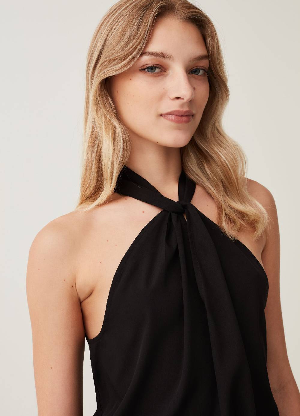 Ovs Tuta intera in satin scollo all'americana Saldi Di Fabbrica
