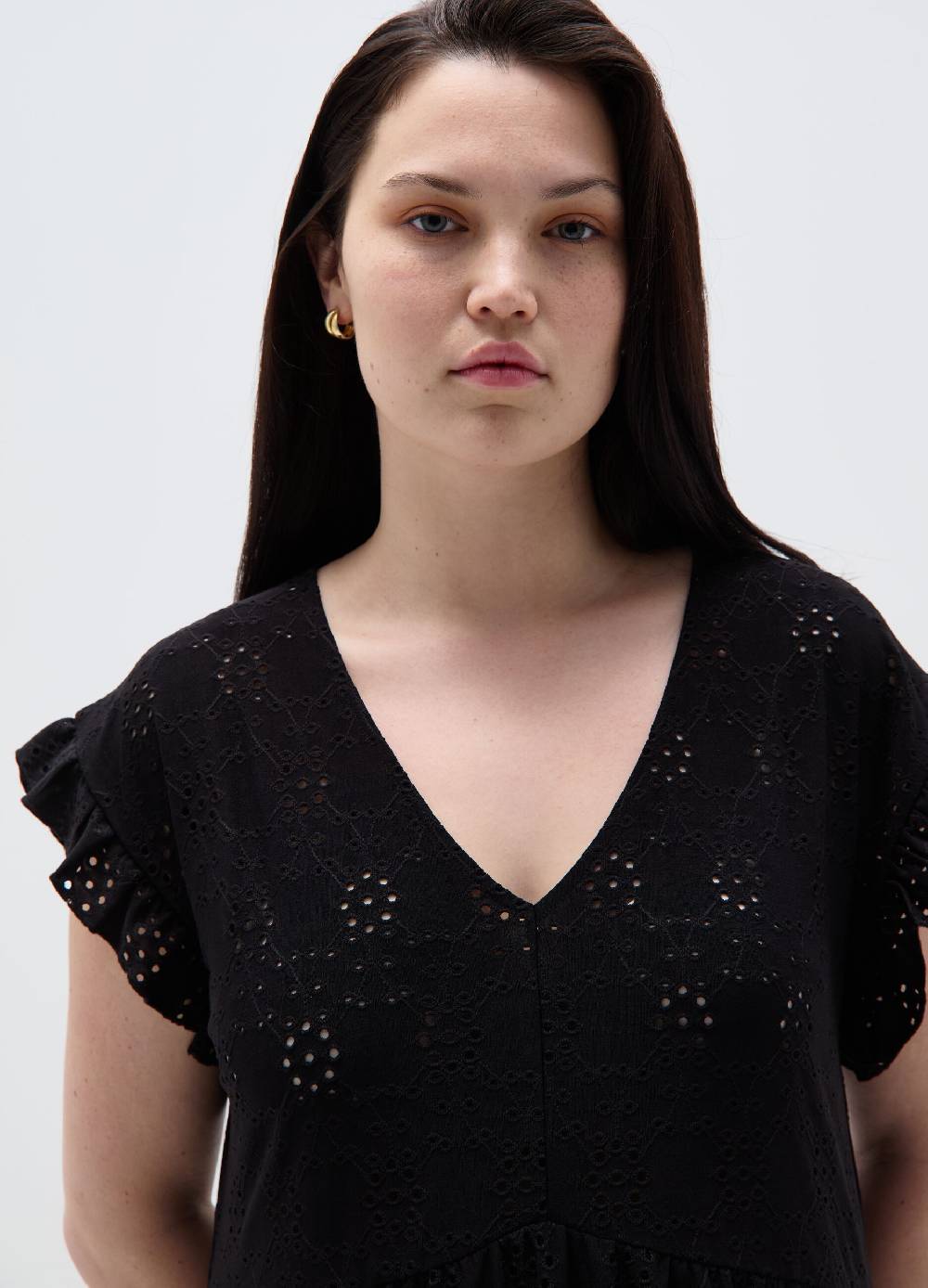 Ovs Vestito corto in sangallo Curvy Affare Del Giorno