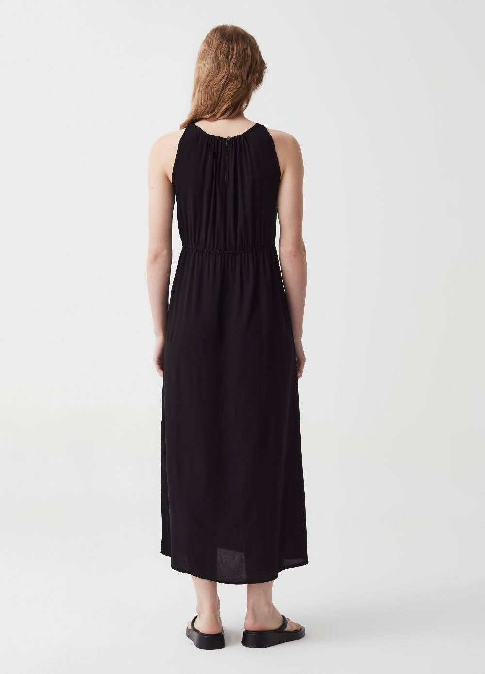 Ovs Vestito lungo in viscosa con scollo halter Convenienza