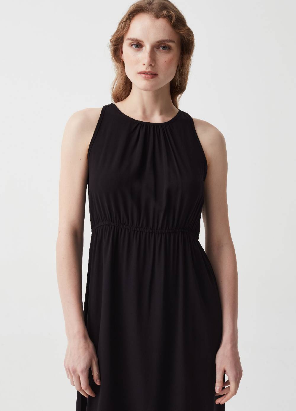 Ovs Vestito lungo in viscosa con scollo halter Convenienza