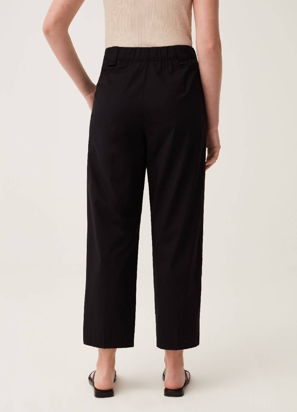Ovs Pantaloni a sigaretta ankle fit con pinces 2025