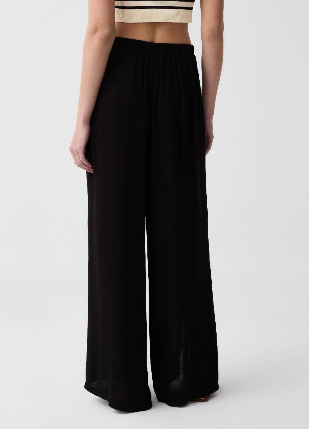Ovs Pantalone palazzo wide leg con spacchi Negozi Online