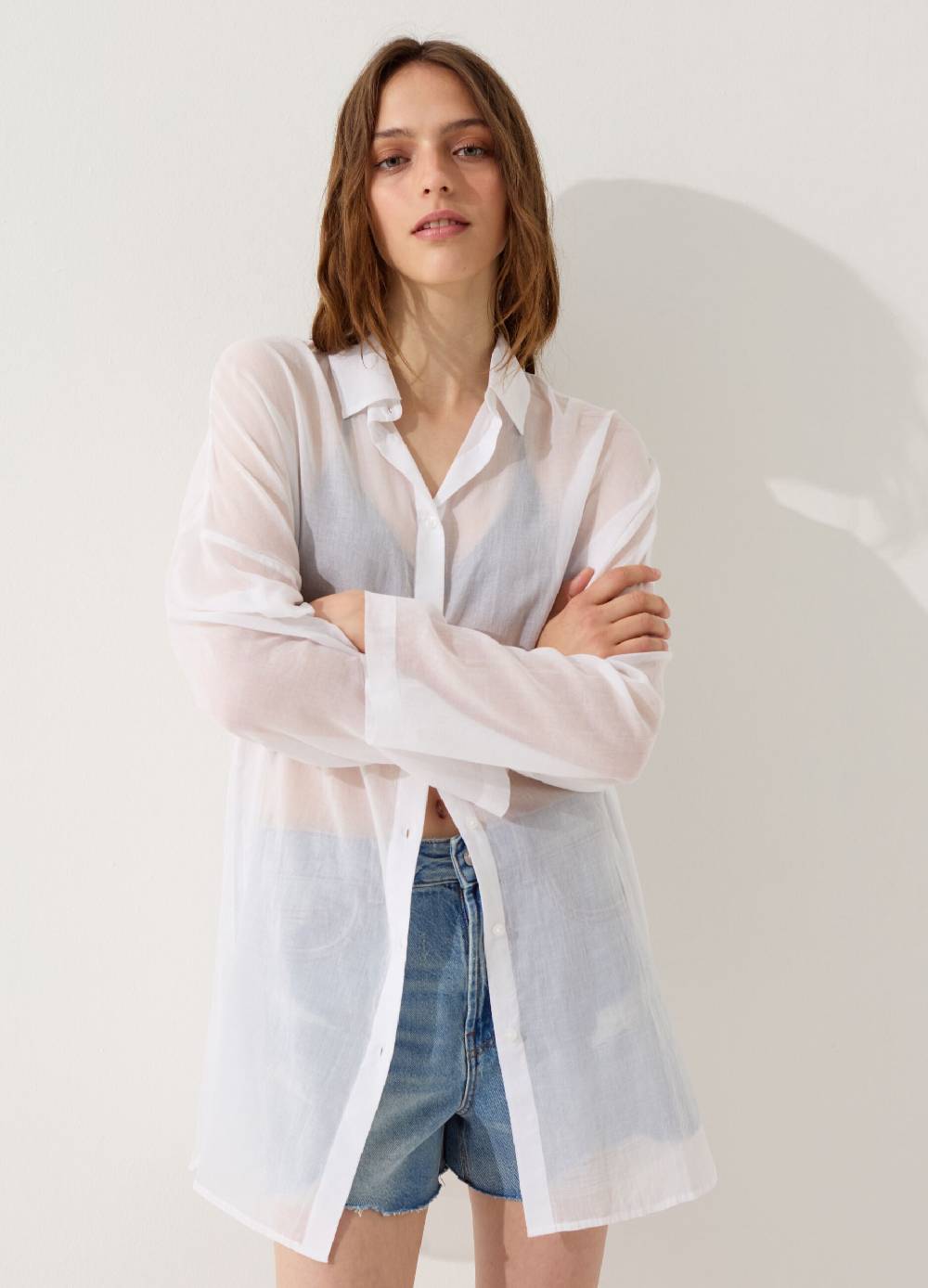 Ovs Camicia copri costume in cotone Consegna Veloce