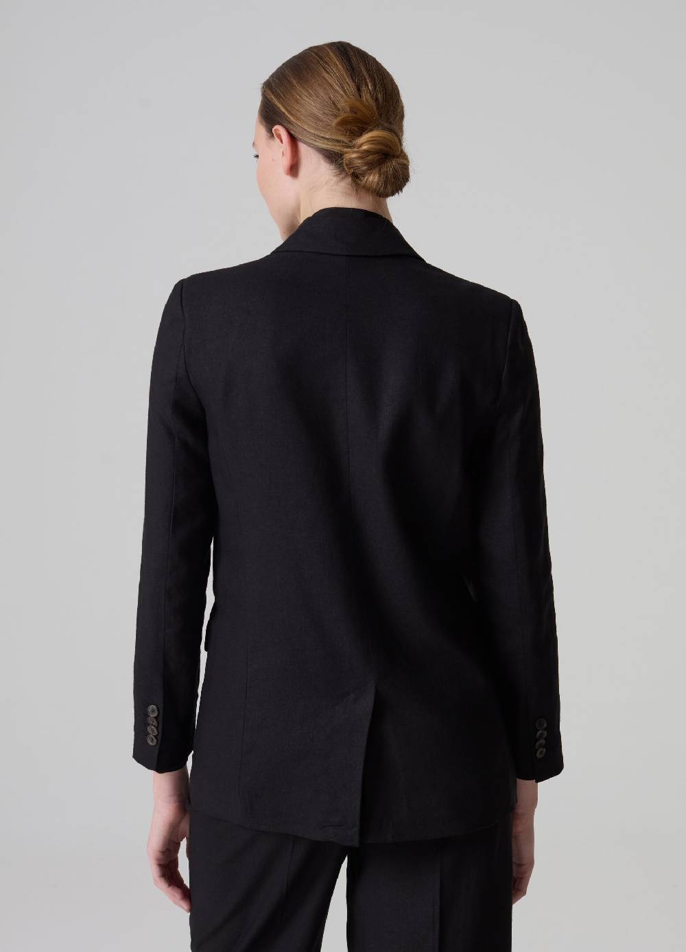 Ovs Blazer doppiopetto in lino e viscosa PIOMBO In Saldo