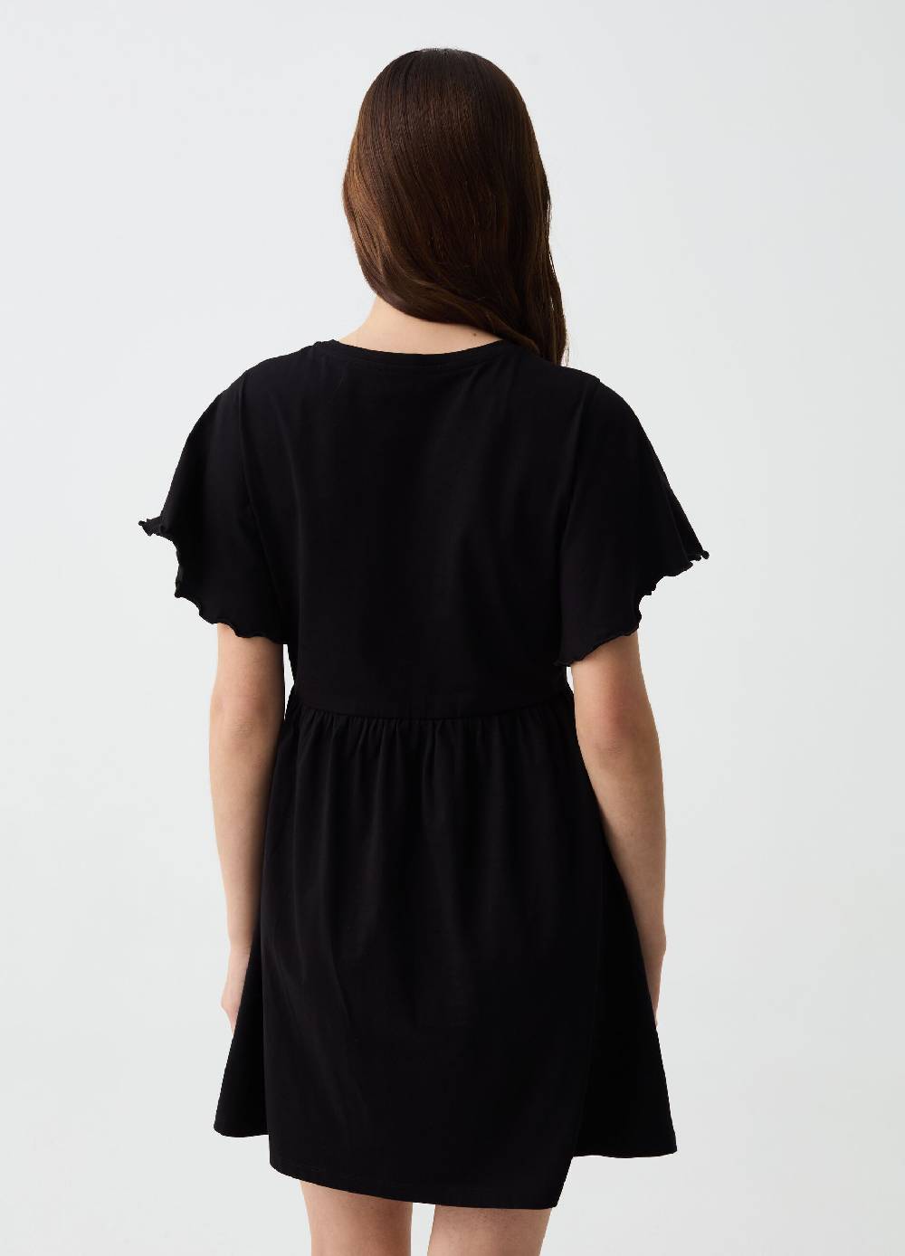 Ovs Vestito Essential corto con maniche a farfalla Saldi