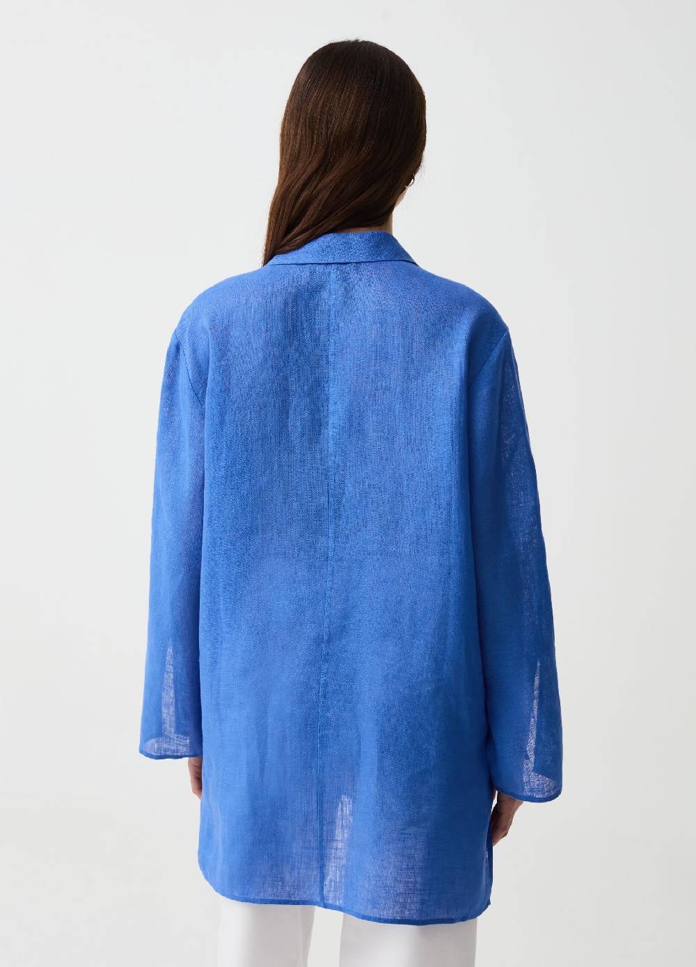 Ovs Camicia lunga in lino con spacchi Saldi Di Fabbrica