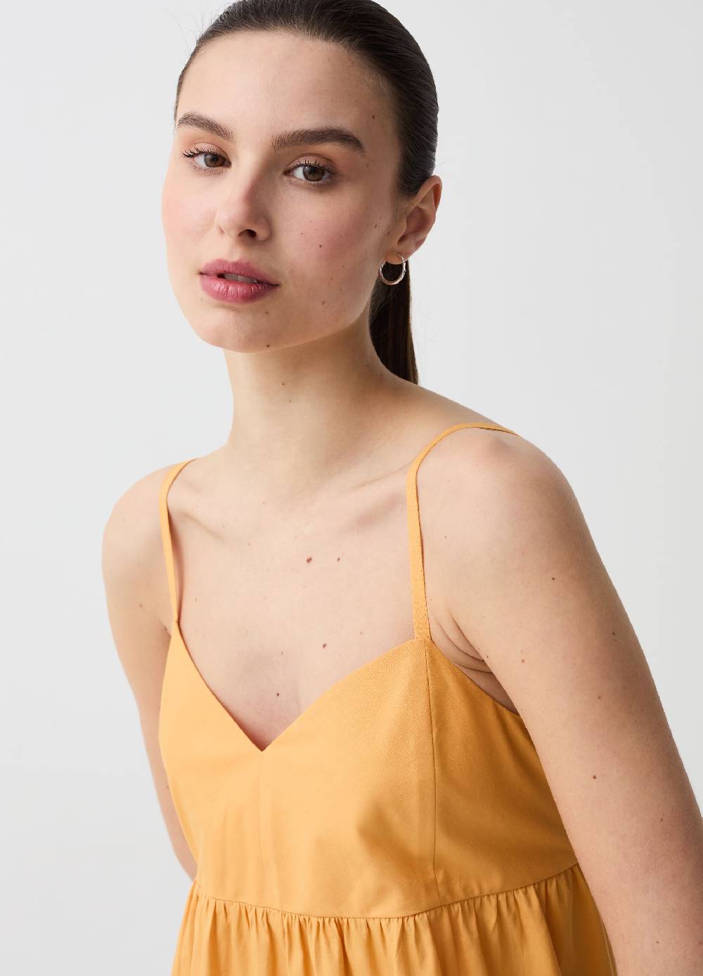 Ovs Vestito midi con balza Vendite Flash