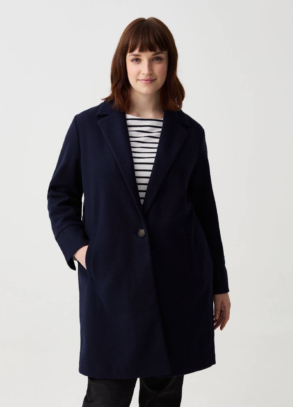 Ovs Cappotto monopetto con spacchi Curvy Offerta temporanea