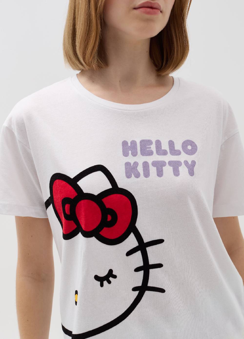 Ovs Pigiama in cotone con stampa Hello Kitty Qualità
