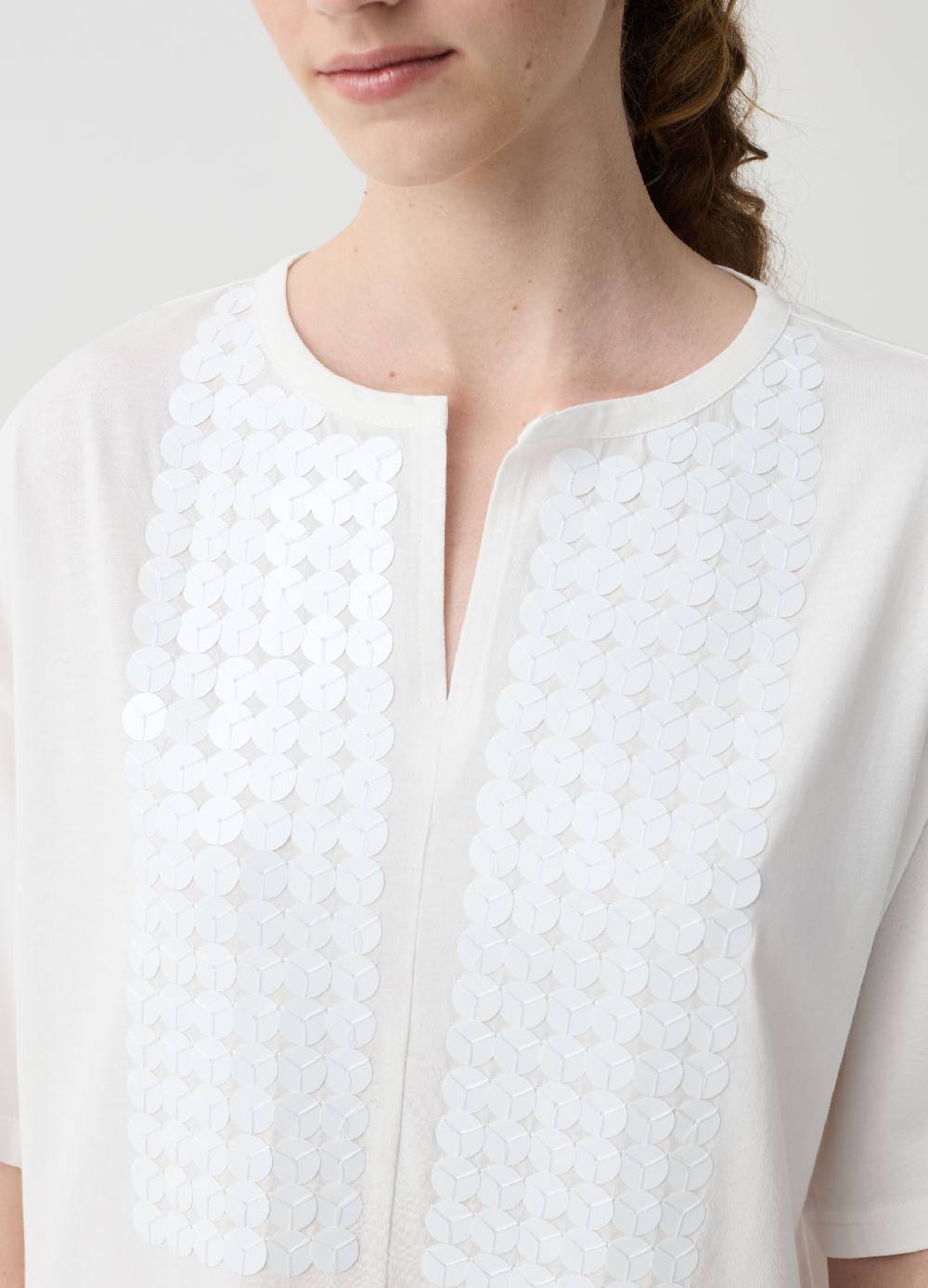 Ovs T-shirt con paillettes maniche a kimono Hotsell