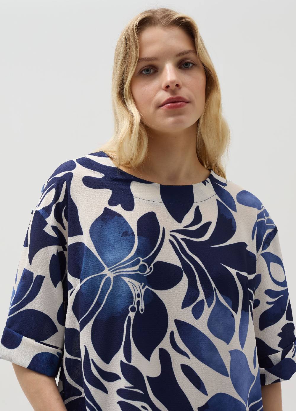 Ovs Blusa floreale con maniche a kimono Vendita Calda