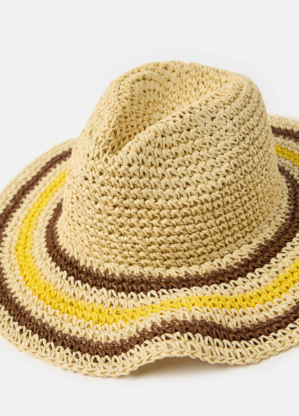 Ovs Cappello di paglia con dettaglio a righe Nuova