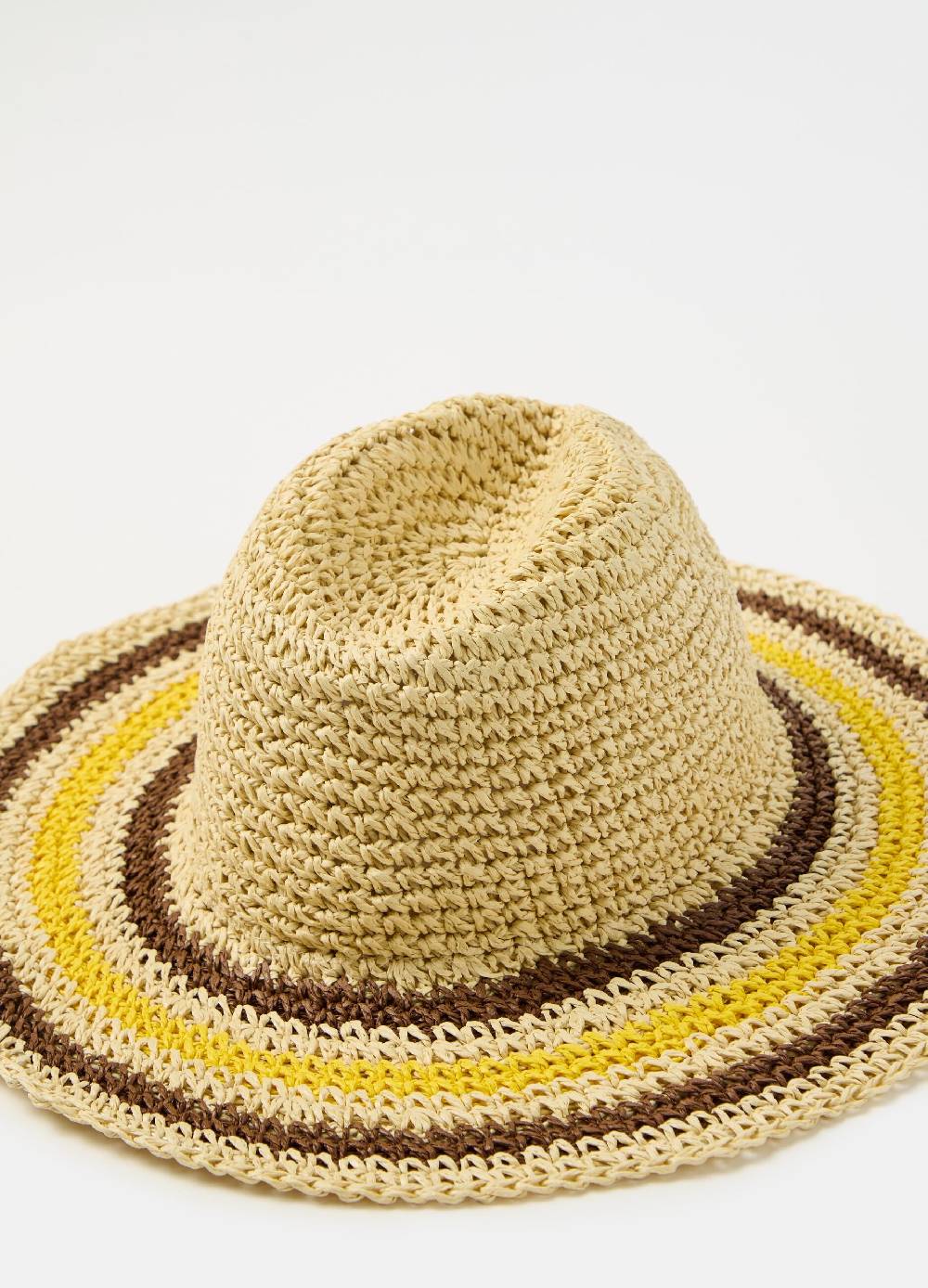 Ovs Cappello di paglia con dettaglio a righe Nuova