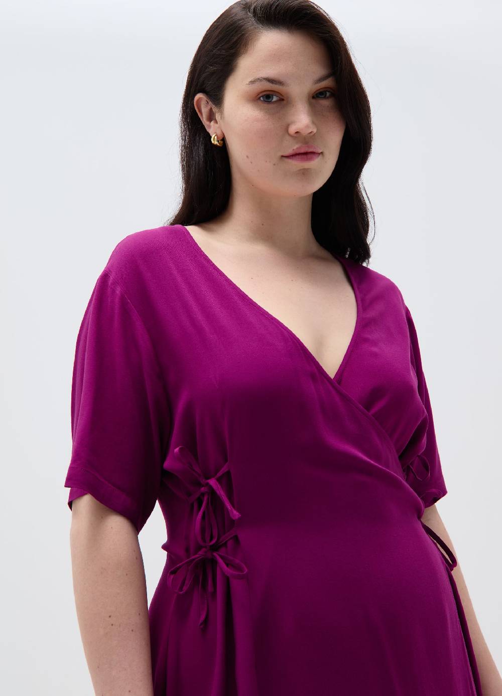 Ovs Vestito midi con laccetti laterali Curvy Italia