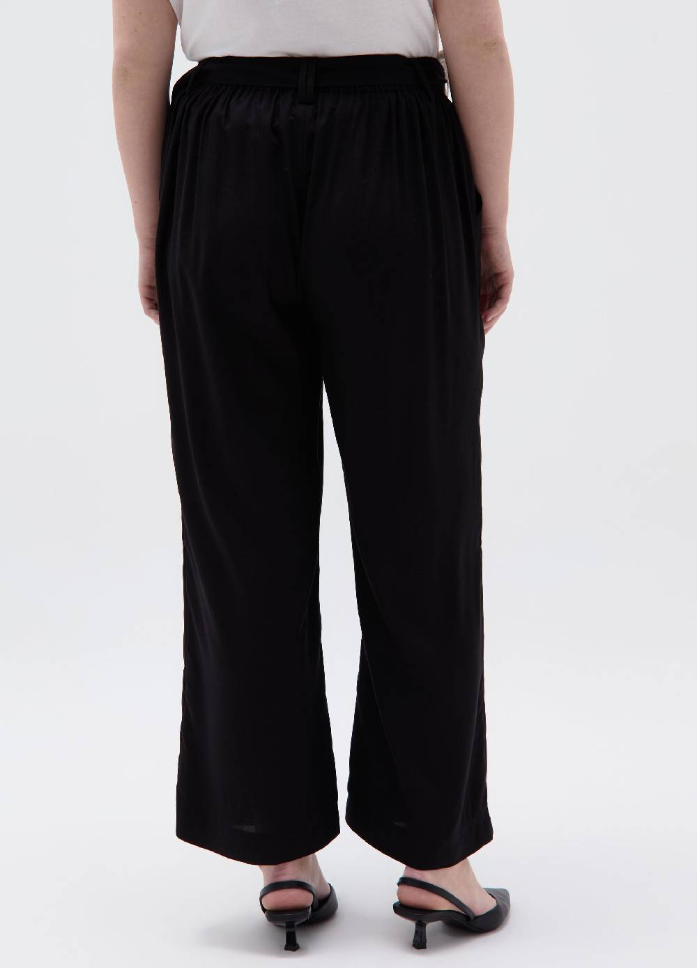Ovs Pantalone wide leg con cintura Curvy Nuovo