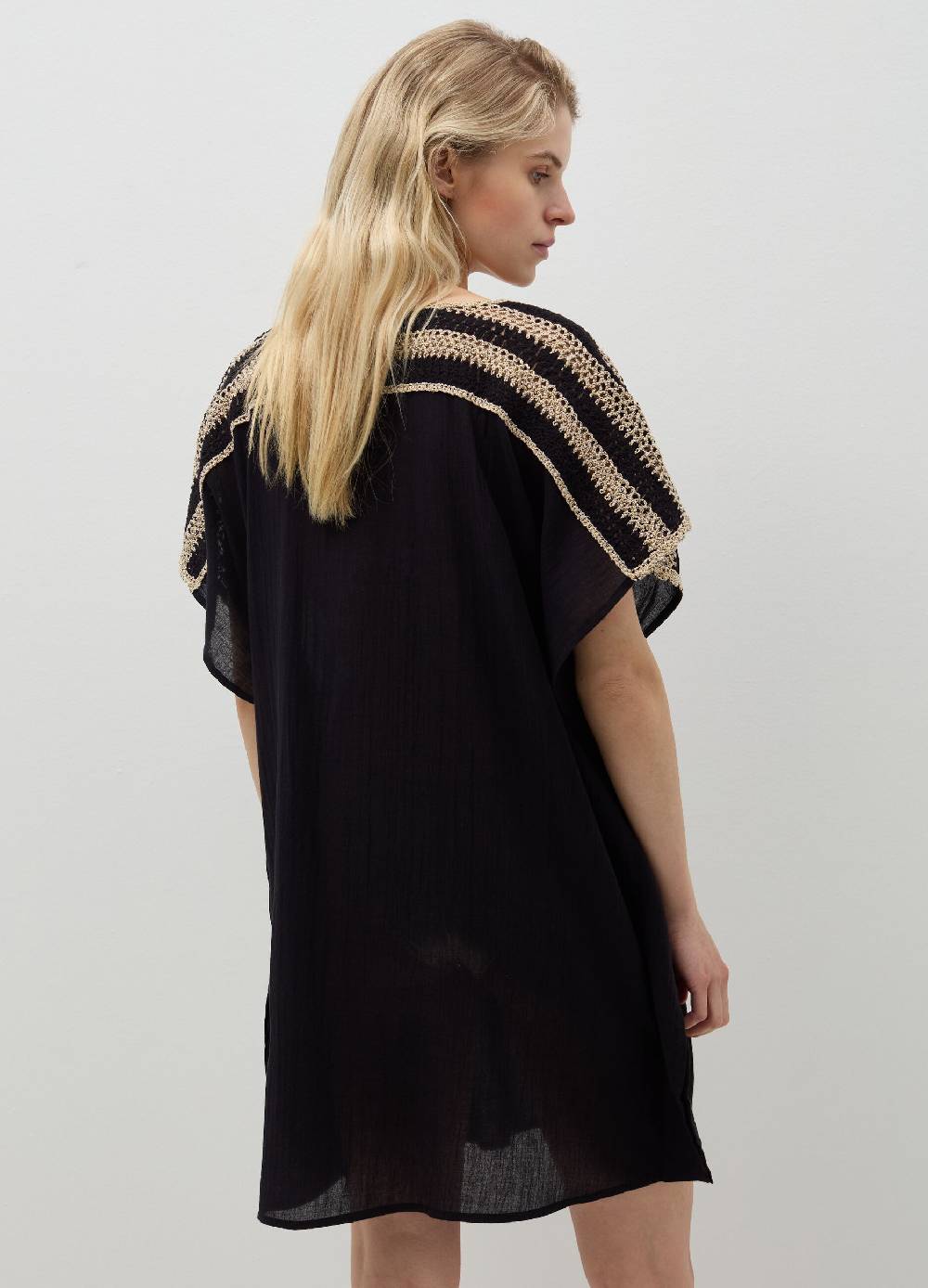 Ovs Poncho copri costume con inserto crochet Pezzi Unici