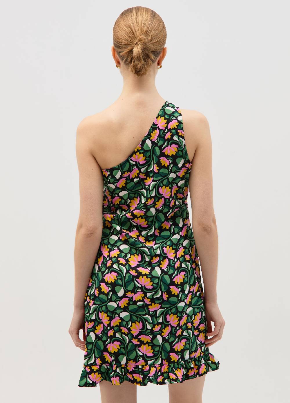 Ovs Vestito corto monospalla con arricciatura Online