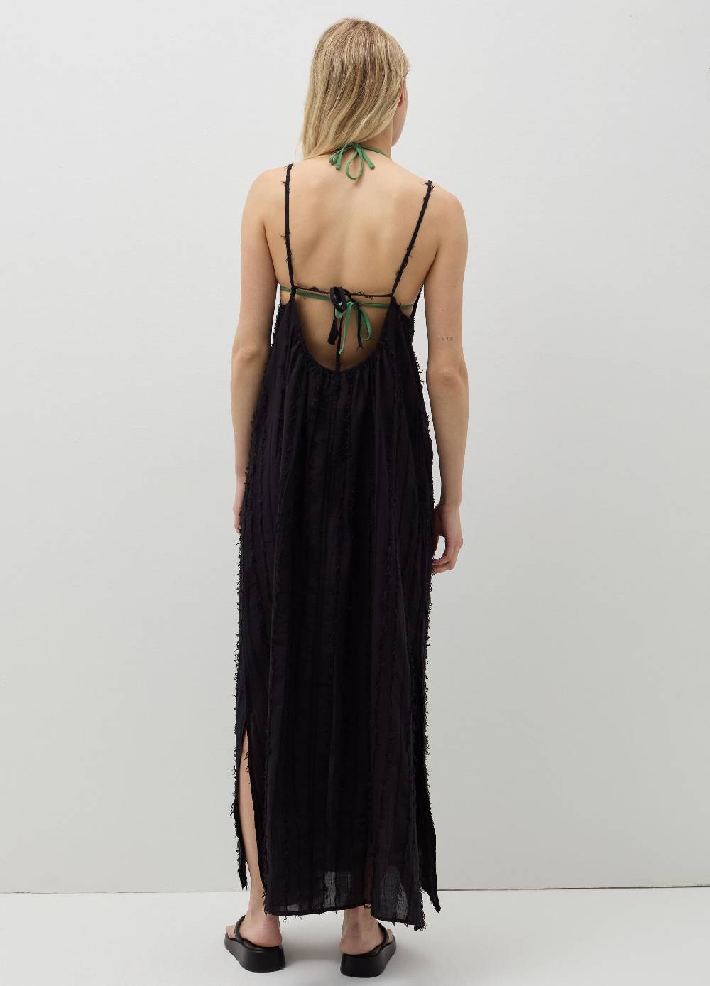Ovs Vestito copri costume a righe sfrangiate Saldi