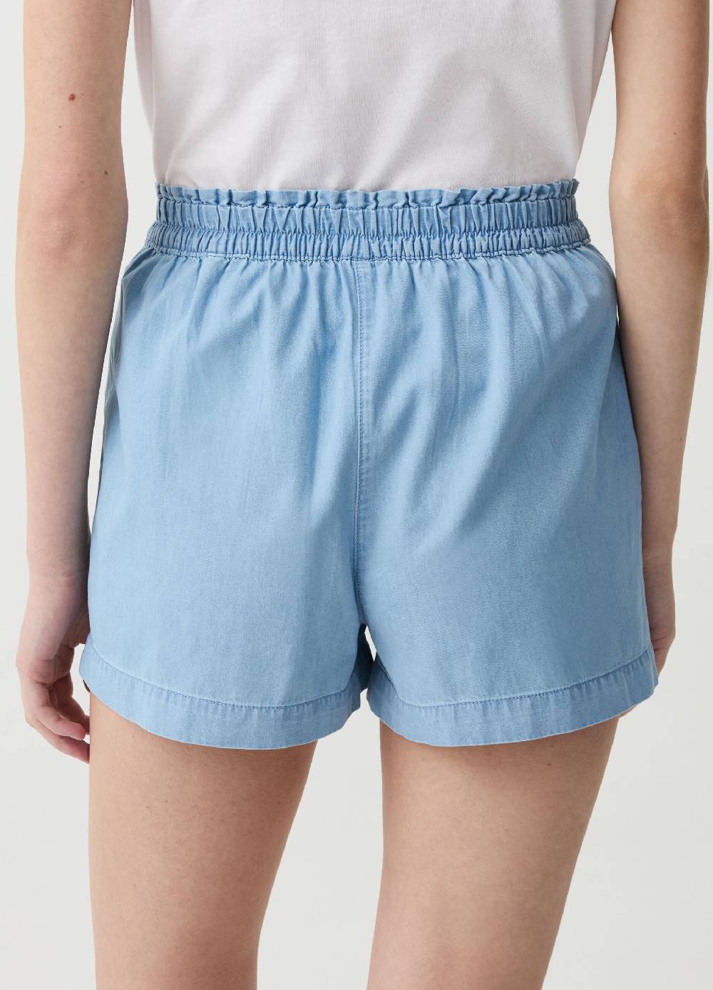 Ovs Shorts in denim fluido con cintura Italy