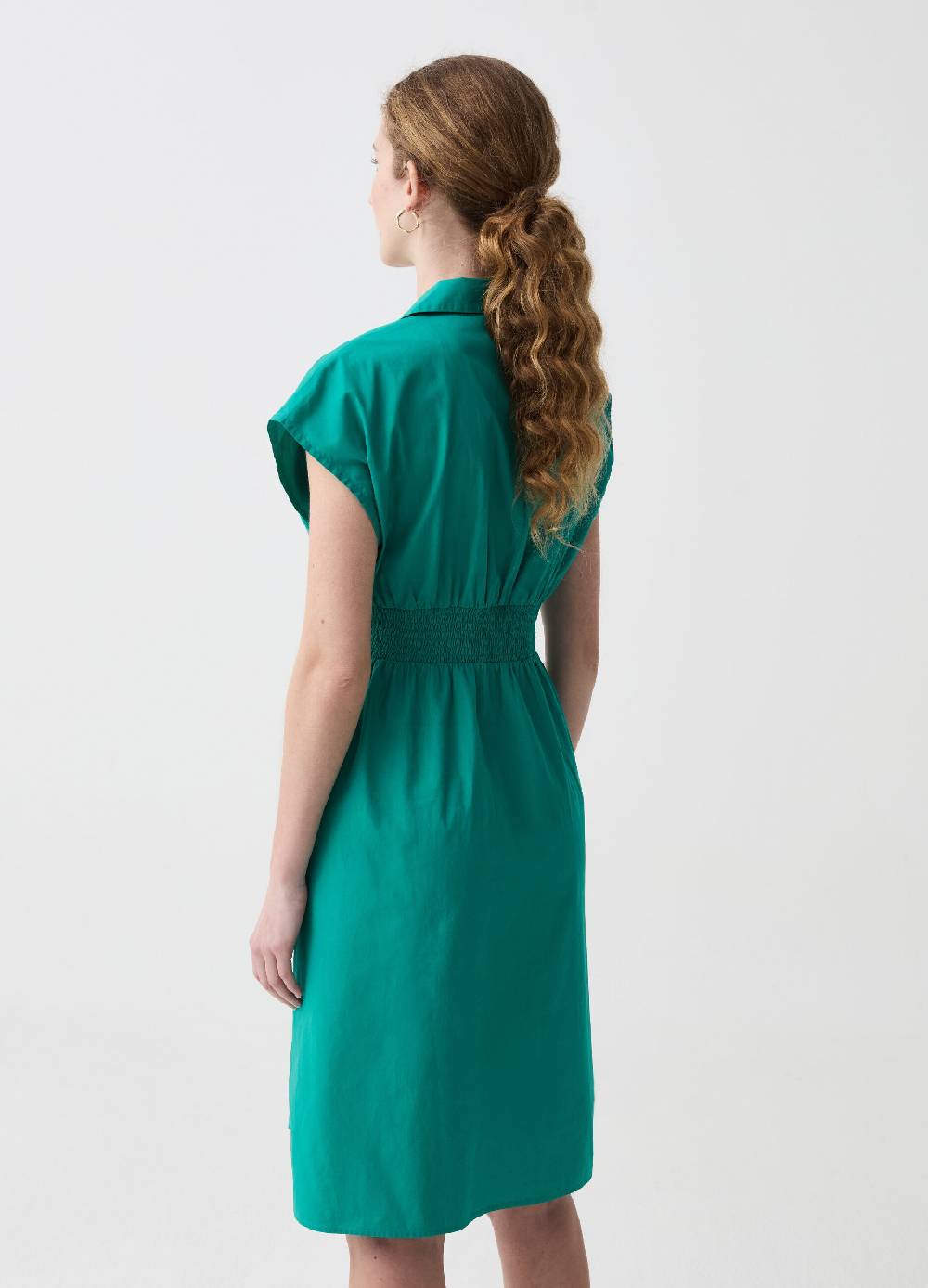 Ovs Vestito midi scollo a V con colletto Vendita