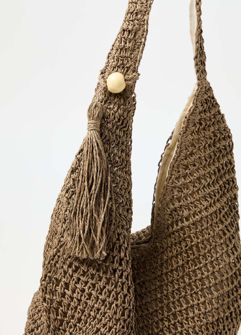 Ovs Borsa hobo in rafia Negozi Online