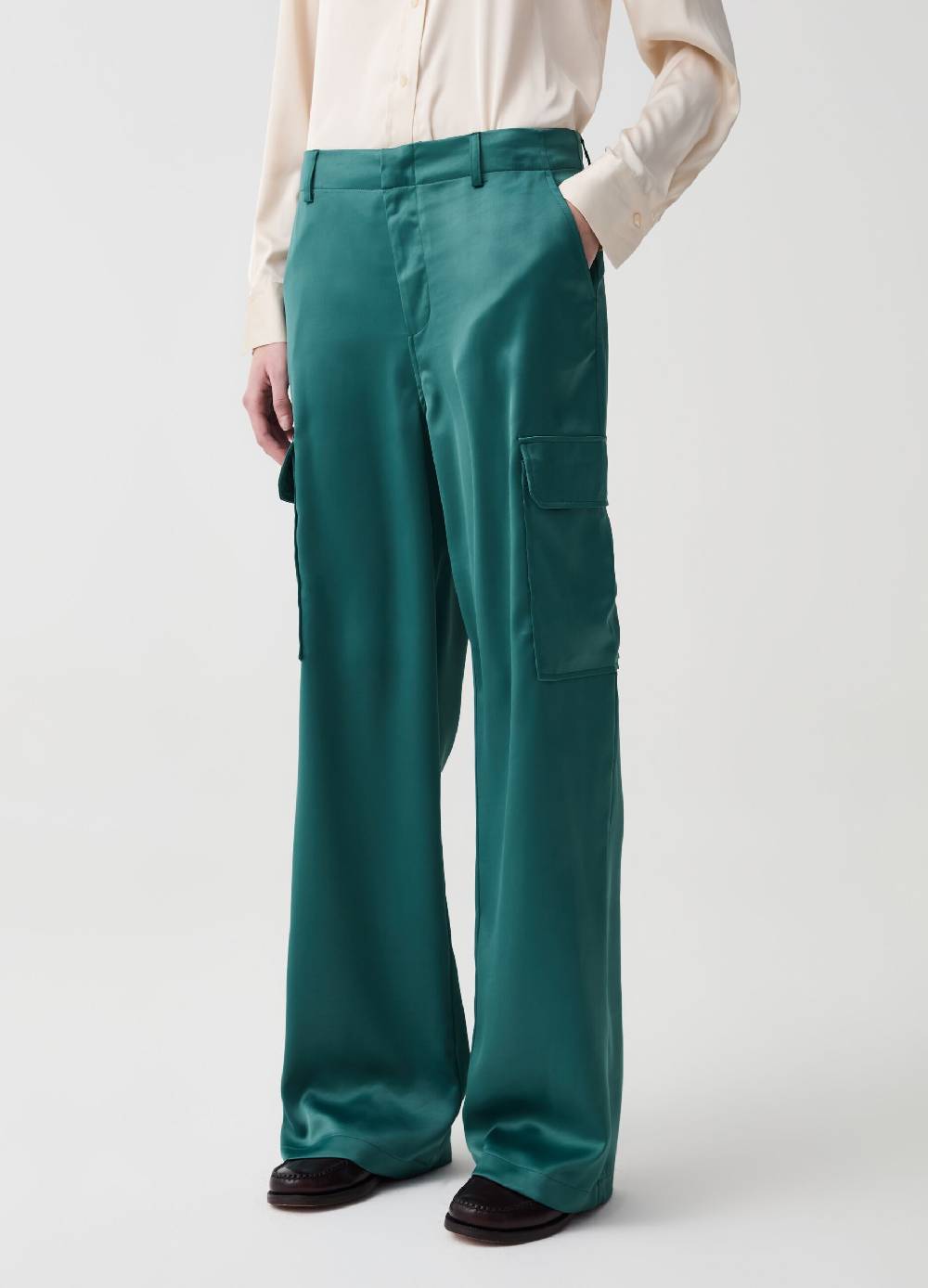 Ovs Pantalone cargo in satin Acquista Ora