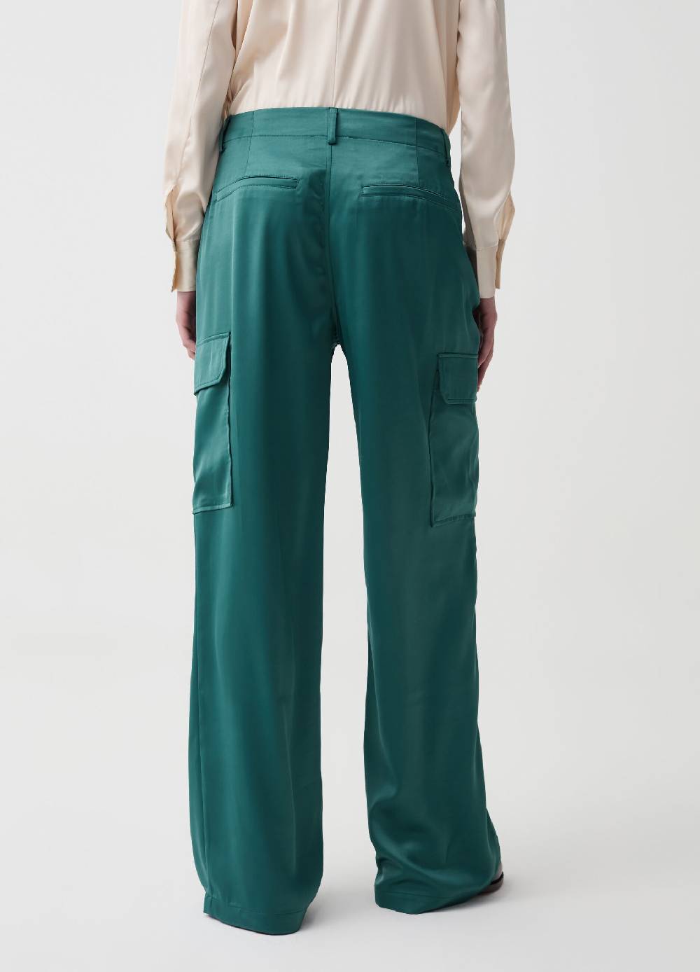 Ovs Pantalone cargo in satin Acquista Ora