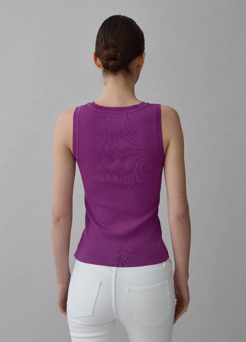Ovs Tank top a costine con scollo rotondo Consegna Veloce