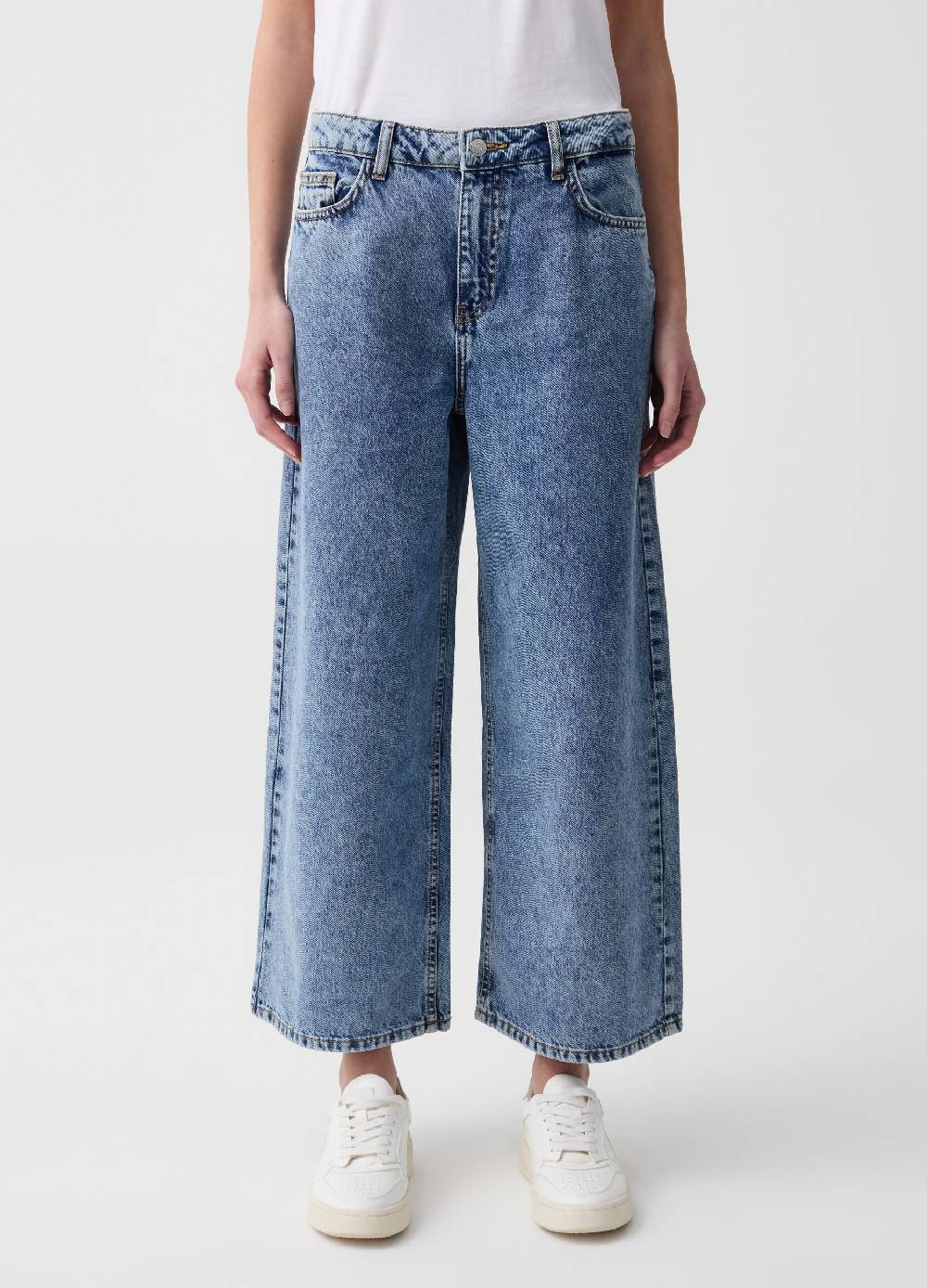Ovs Jeans cropped wide leg Offerta